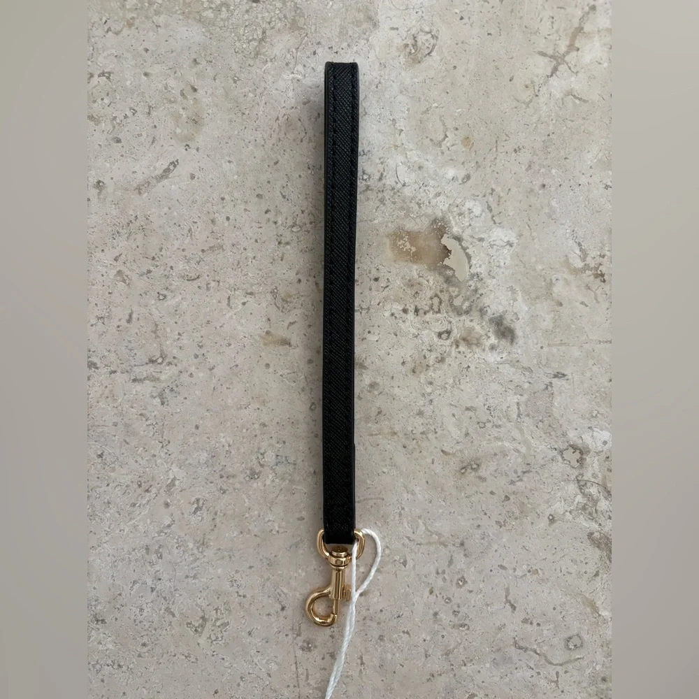 NEW! Tory Burch Emerson Zip Continental Black Leather Zip Wallet - Picture 6 of 8